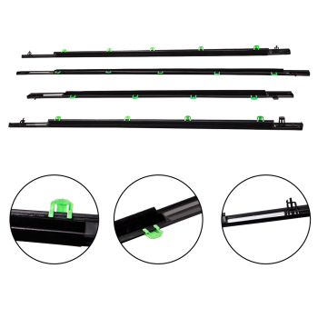 Cinghia di tenuta stagna per stampaggio finestrino auto 4 pezzi compatibile per Honda CR-V CRV 2007-2011