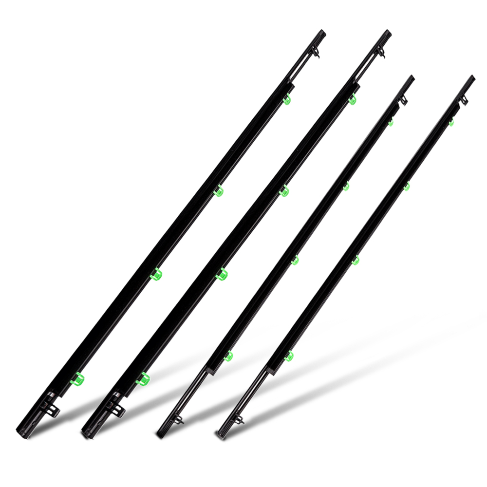 4pcs Outside Window Glass Seals Belt Door Weatherstrip compatible for Honda CR-V 2007-2011