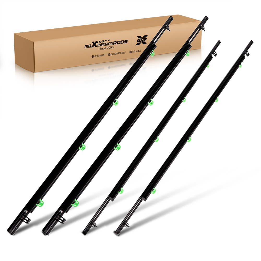 4pcs Outside Window Glass Seals Belt Door Weatherstrip compatible for Honda CR-V 2007-2011