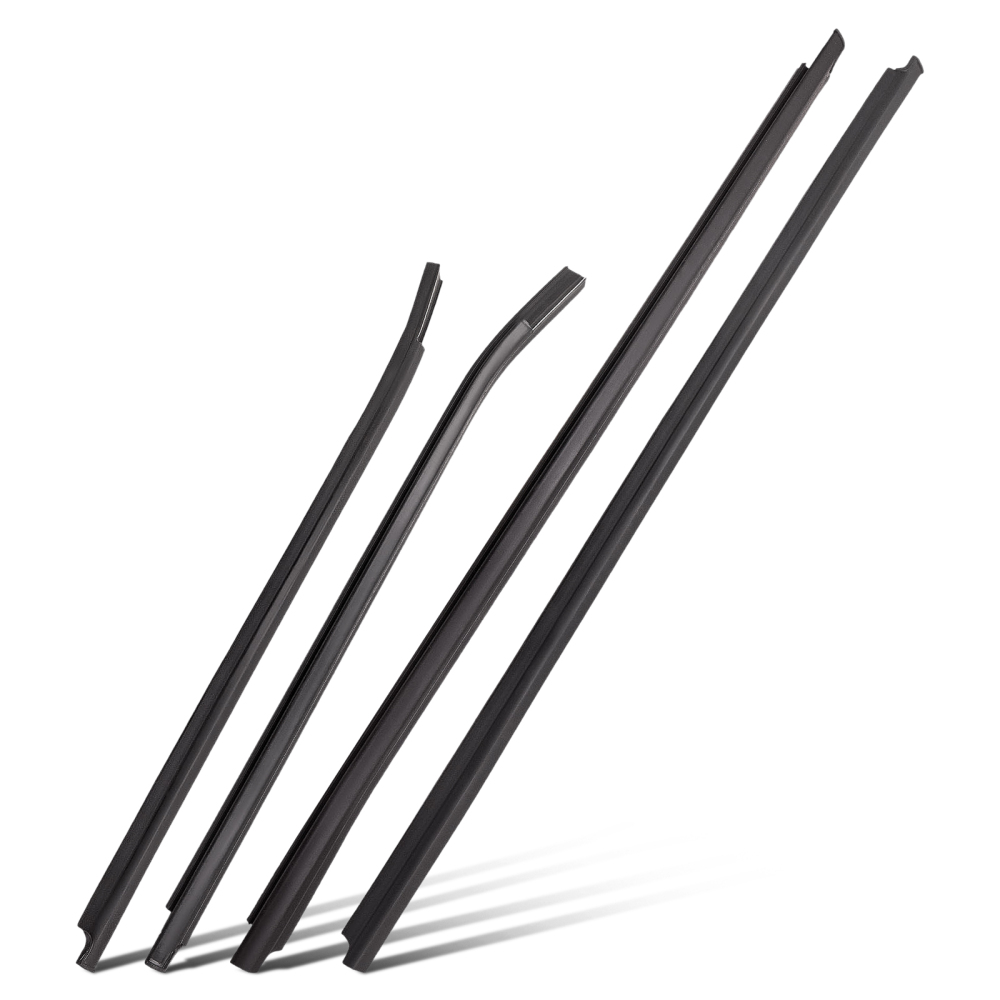 4 Modanatura per finestra di guarnizione Window compatibile per Toyota HILUX SR5 Double Cab 4Doors 05-15