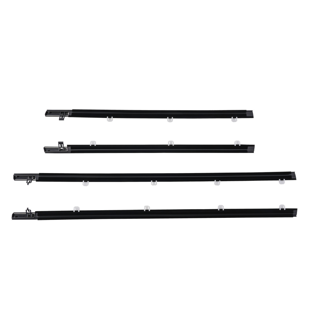 4pc Weatherstrip Window Moulding Trim compatible for Acura TSX 2009-2014