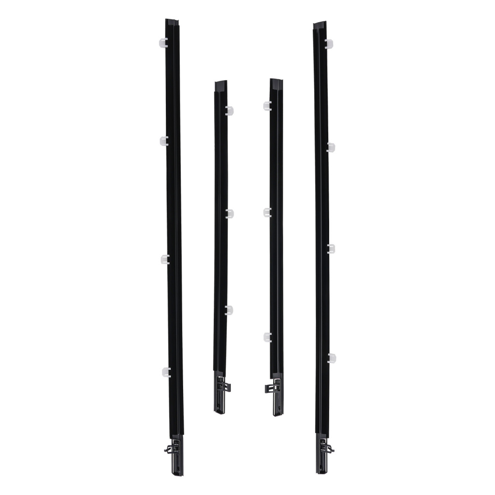 4pc Weatherstrip Window Moulding Trim compatible for Acura TSX 2009-2014