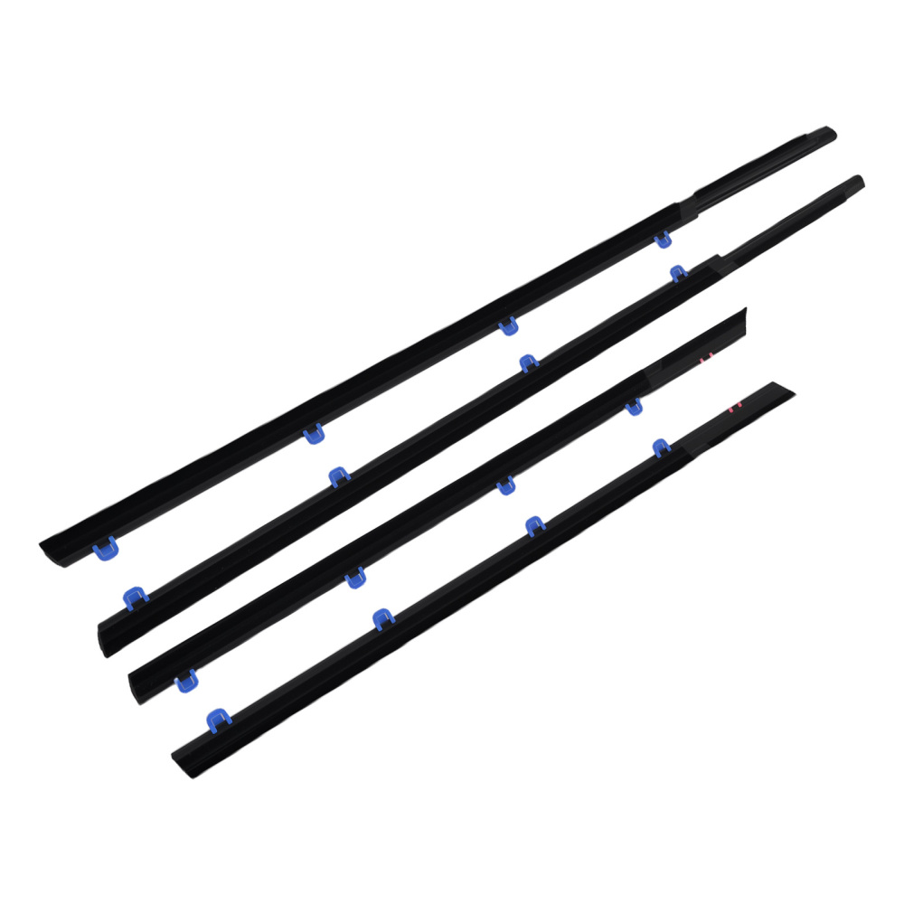 4pc Window Belt Weatherstrip compatible for Honda Civic 4Door 2012-15 72910TR0A01