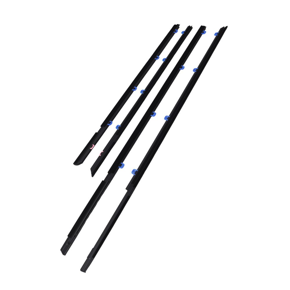 4pc Window Belt Weatherstrip compatible for Honda Civic 4Door 2012-15 72910TR0A01