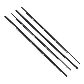 4pc Door Belt Weatherstrip Assembly compatible for Honda Civic Sedan 1992-95 72450-SR4-003