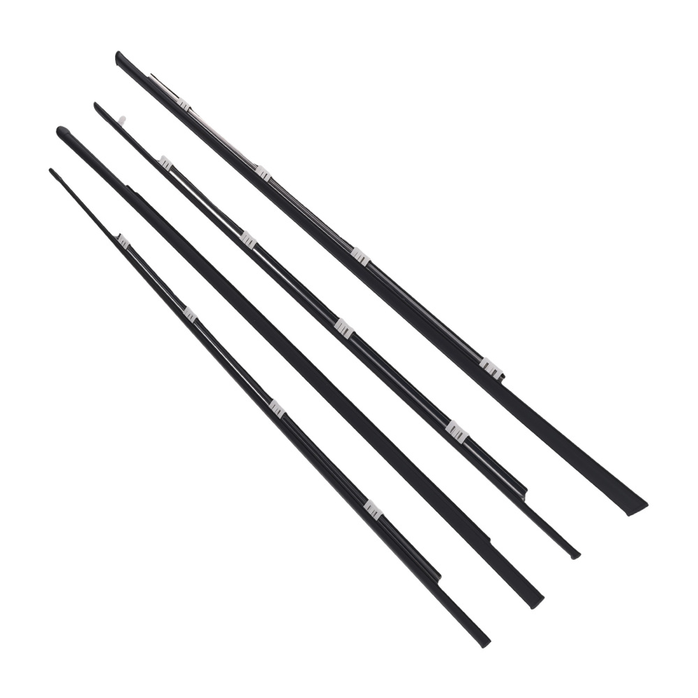 4pc Door Belt Weatherstrip Assembly compatible for Honda Civic Sedan 1992-95 72450-SR4-003