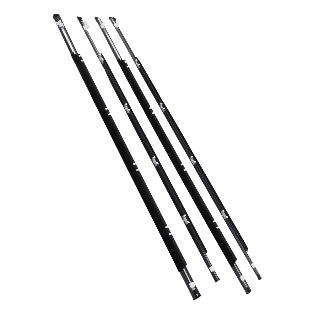 4pc Door Belt Weatherstrip Assembly compatible for Honda Civic Sedan 1992-95 72450-SR4-003