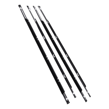 4pc Door Belt Weatherstrip Assembly compatible for Honda Civic Sedan 1992-95 72450-SR4-003