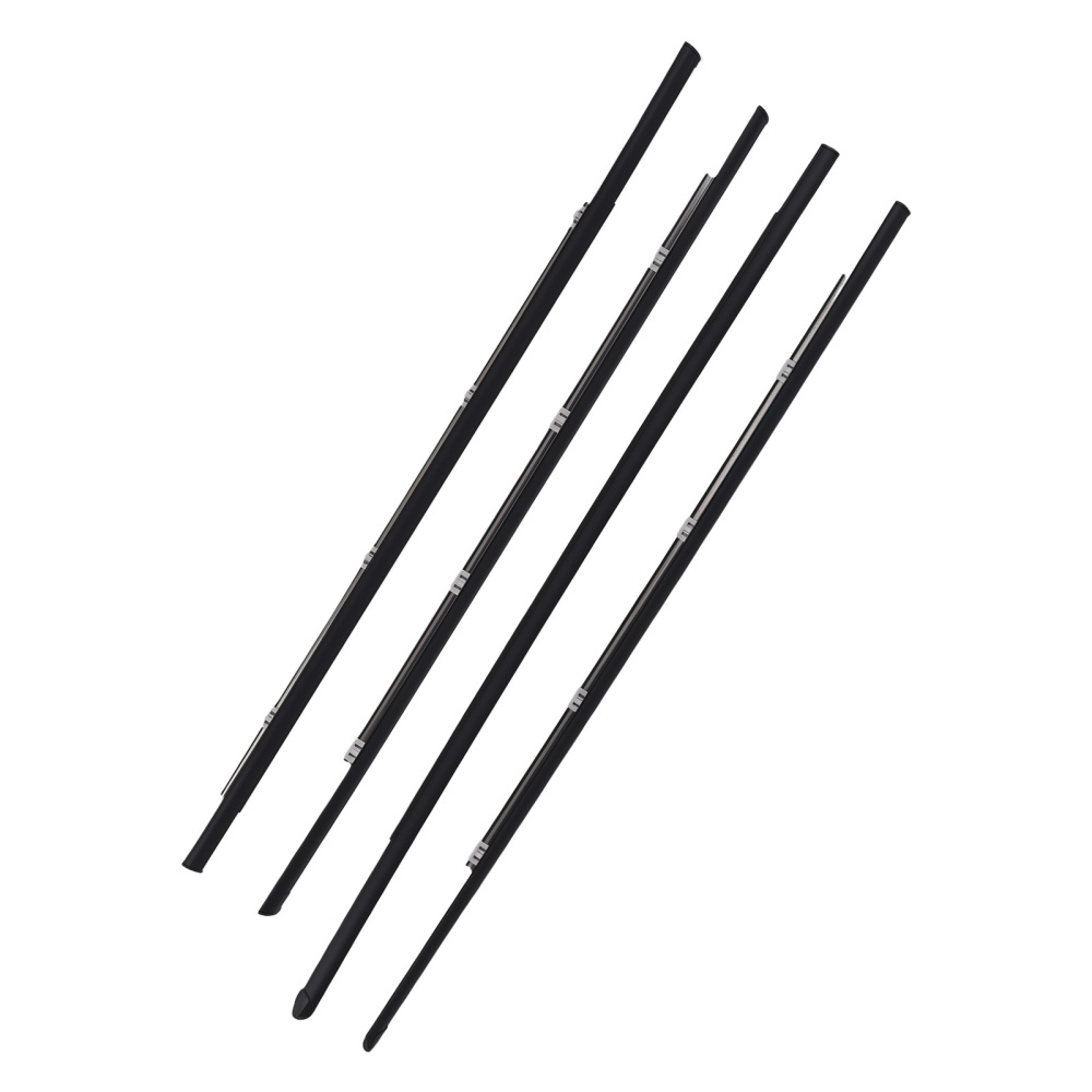 4pc Door Belt Weatherstrip Assembly compatible for Honda Civic Sedan 1992-95 72450-SR4-003