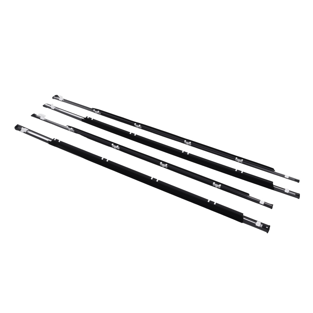 4pc Door Belt Weatherstrip Assembly compatible for Honda Civic Sedan 1992-95 72450-SR4-003