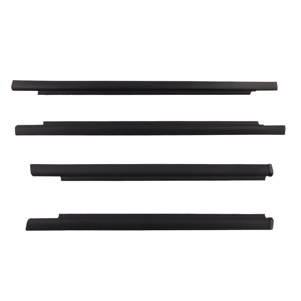 4x Door Belt Molding Weatherstrip Set compatible for Toyota SEQUOIA 2001-2007 75710-0C010
