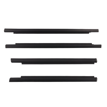 4x Door Belt Molding Weatherstrip Set compatible for Toyota SEQUOIA 2001-2007 75710-0C010