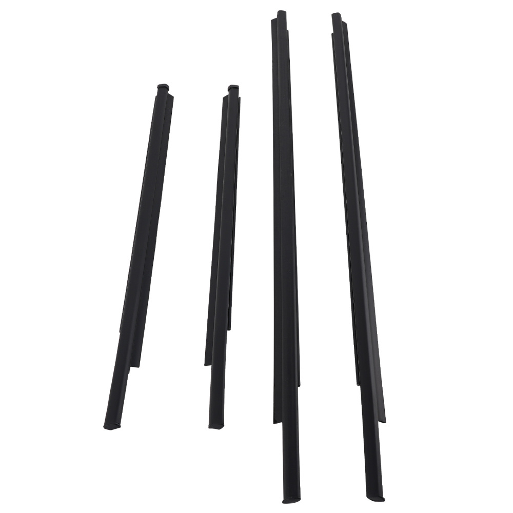 Front/Rear Weatherstrip Seal Belt compatible for Toyota Yaris Sedan 2007~2016 68160-52150