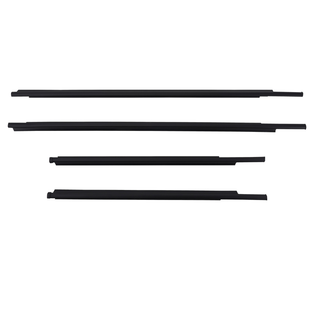 Front/Rear Weatherstrip Seal Belt compatible for Toyota Yaris Sedan 2007~2016 68160-52150