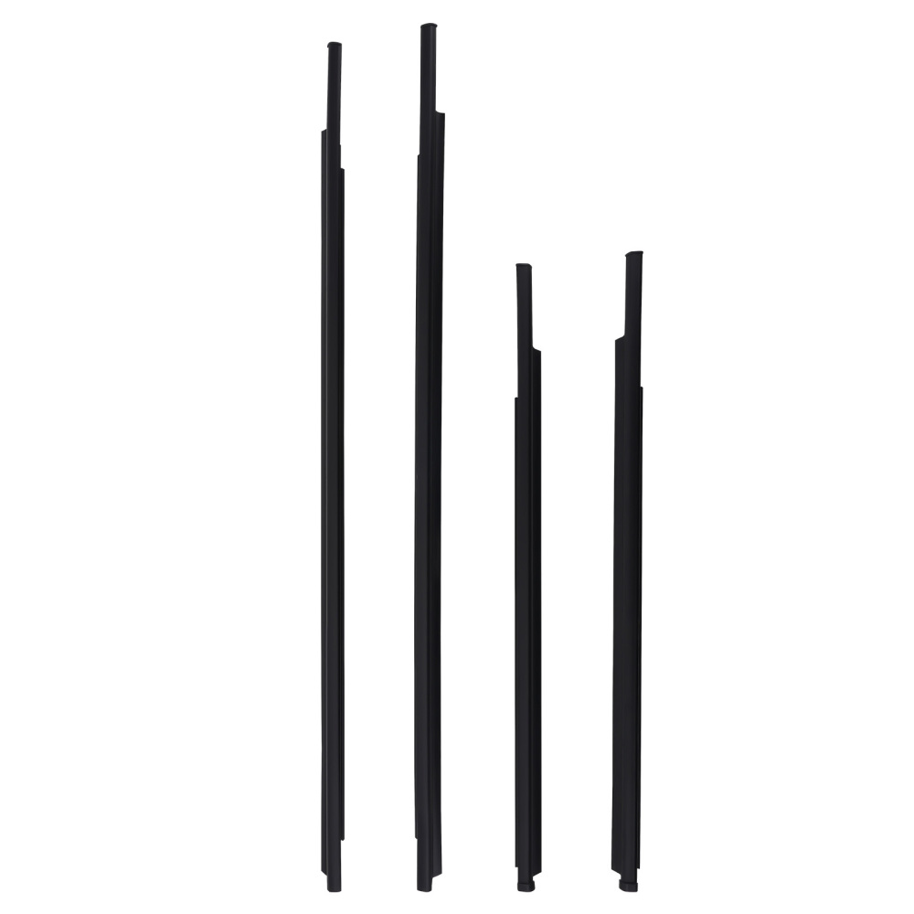 Front/Rear Weatherstrip Seal Belt compatible for Toyota Yaris Sedan 2007~2016 68160-52150