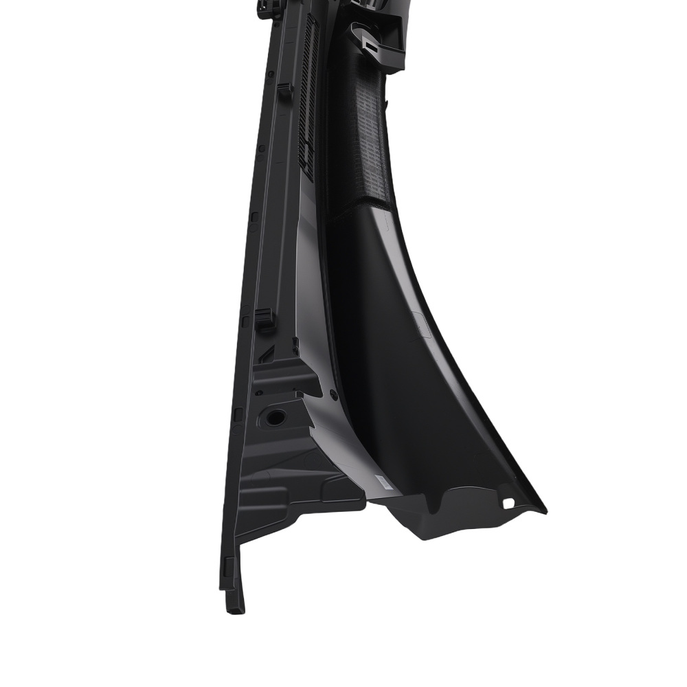 Front Cowl Panel Grille compatible for Toyota RAV4 2019-2023 55708-42230 Black ABS