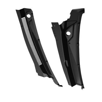 Cowl Cover Assembly compatible for Jeep Grand Cherokee 2006-2010 55156853 Left Right Black