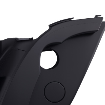 3PC Black Windshield Cowl compatible for Honda Civic Coupe 2006-2011 74200-SVA-A00ZA