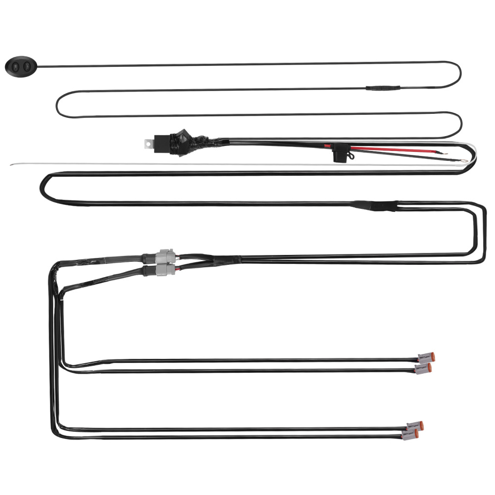 Arnés Cableado Interruptor LED 12-24V For maXpeedingrods Crosshair DRL 4 Luces