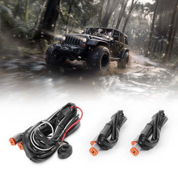 Wiring Harness Switch For maXpeedingrods LED Light Bar 12-24V 30A 4PIN DT Plug
