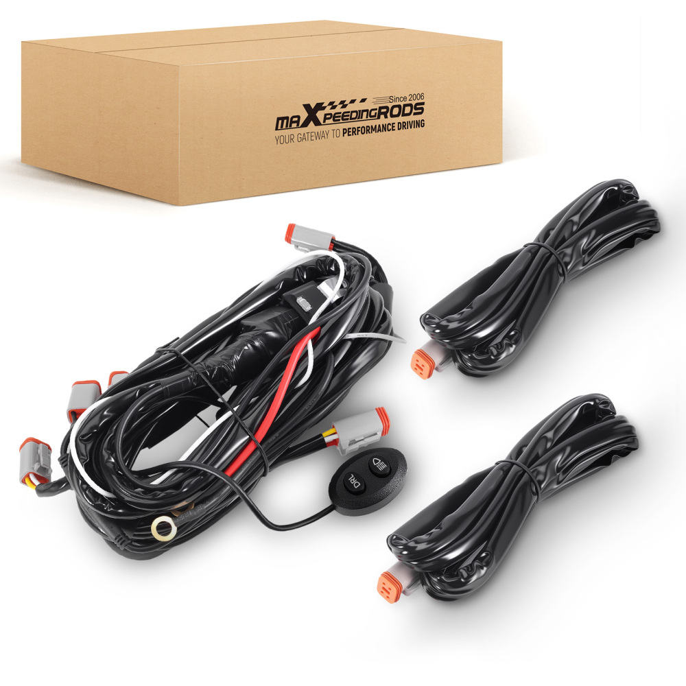 Arnés Cableado 6 Salidas For Luces LED maXpeedingrods Crosshair 12-24V 40A 4PIN