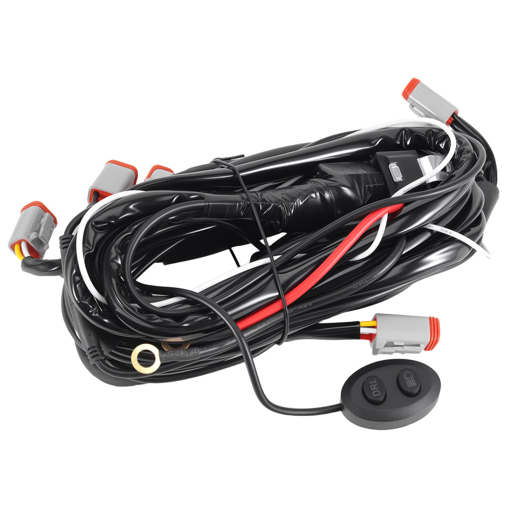 Wiring Harness Switch Kit For MaxPeedingrods LED Light Bar 12V-24V 40A 6 Output