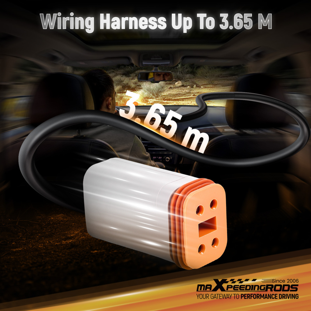 Wiring Harness Switch For maXpeedingrods Crosshair LED Lights 12-24V 30A 8-Way