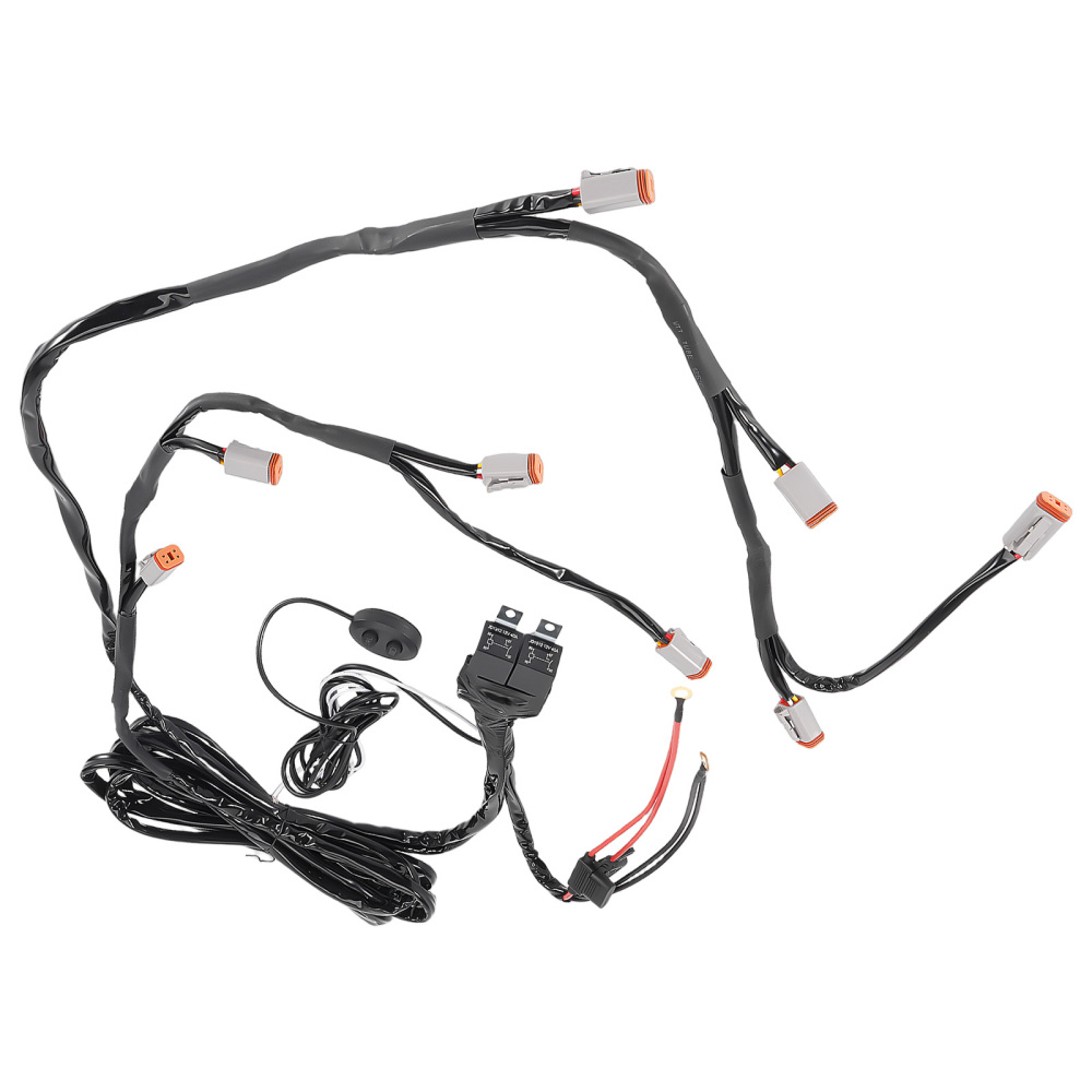 Wiring Harness Switch For maXpeedingrods Crosshair LED Lights 1-to-8 12-24V 30A