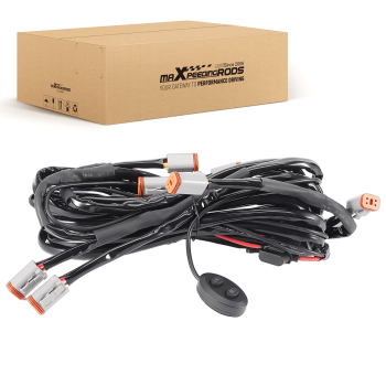 Wiring Harness Switch For maXpeedingrods Crosshair LED Lights 1-to-8 12-24V 30A