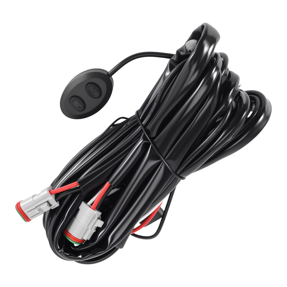 Wiring Harness Switch For maXpeedingrods Crosshair RGB LED Light 14AWG 3M 30A