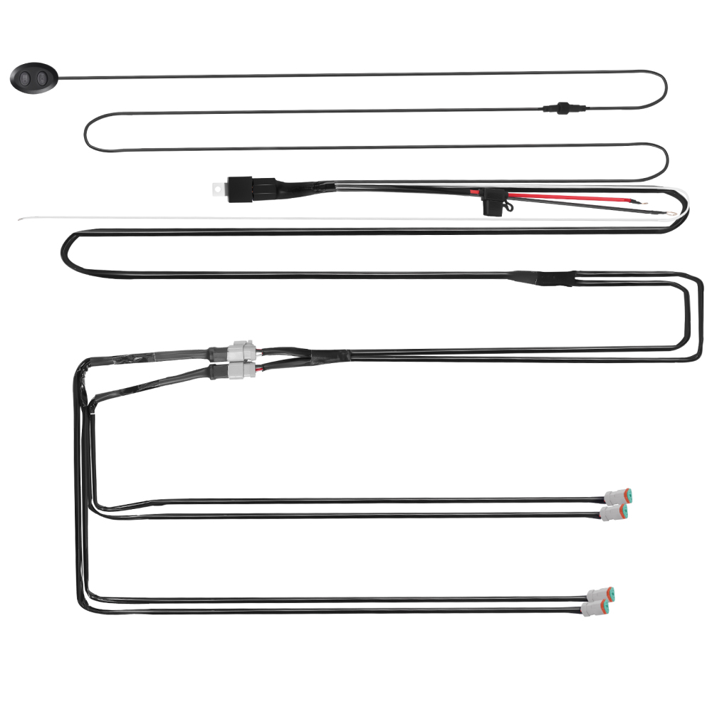 Wiring Harness Switch Kit For maXpeedingrods Crosshair RGB LED Lights 3.5-7