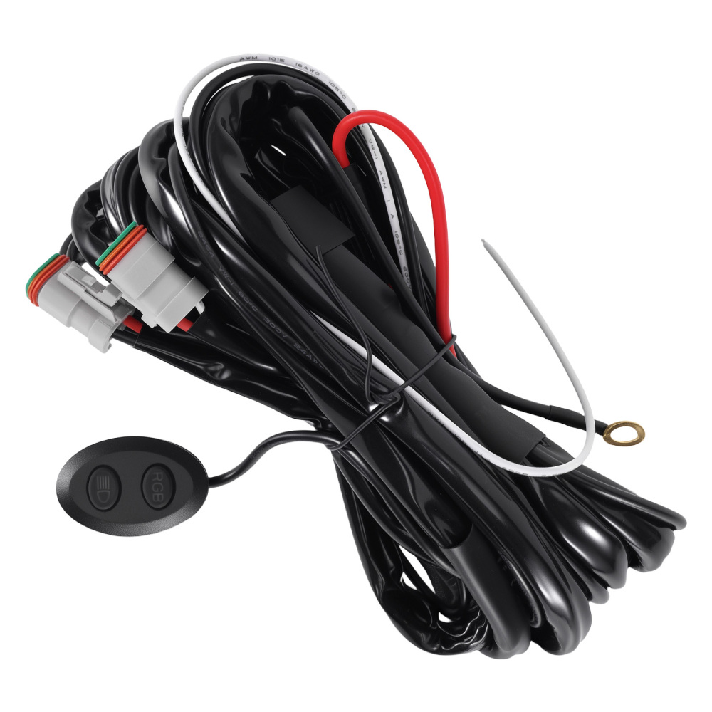 Wiring Harness Switch For maXpeedingrods LED Light RGB 3.5 5 7 40A 12V 4-Way