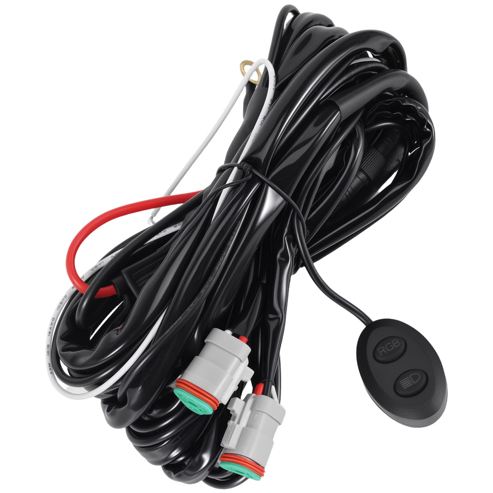 Cablaggio Switch 40A For Fari LED RGB maXpeedingrods 3.5 5 7 inch 4 Luci DT