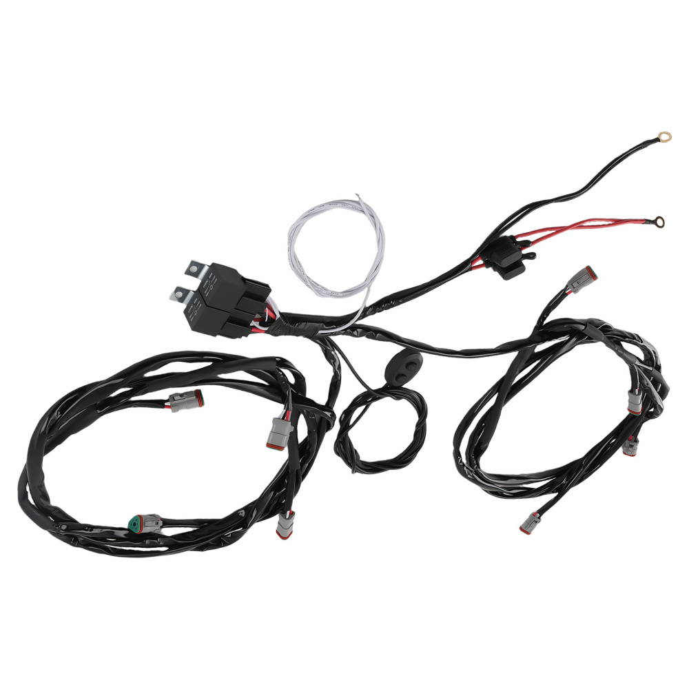 Wiring Harness Switch For maXpeedingrods LED Light Bar 8-Way 30A 12V 14AWG 3.6M