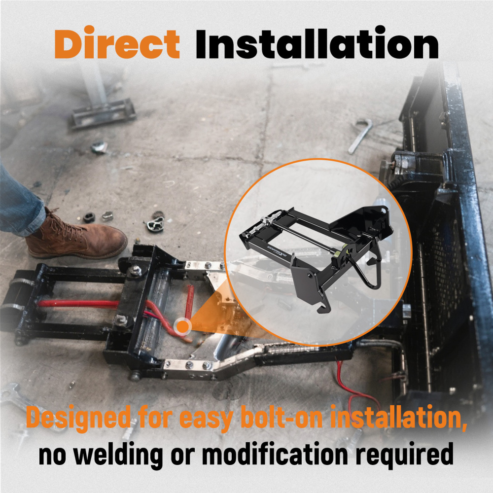 ATV Plow Mount compatible for Polaris Sportsman 570 6X6 Big Boss 2017-2020 Powder