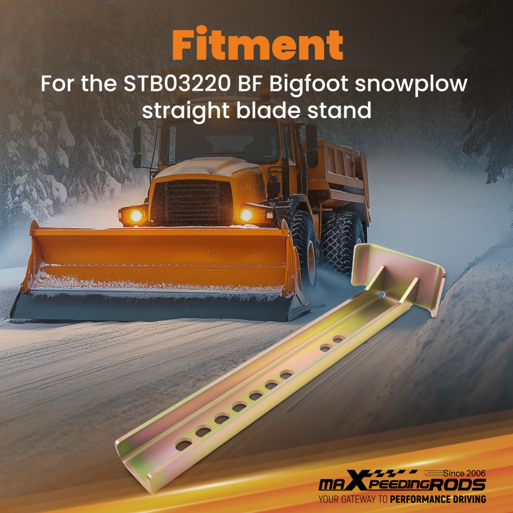 Boss Kickstand for RT3 Straight Blade Snow Plow STB03220 Steel Zinc Plated