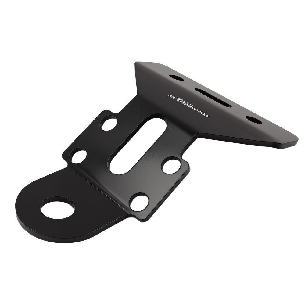 Black Rear Trailer Hitch compatible for Yamaha Raptor 90/Grizzly 90 2019-2024 Steel