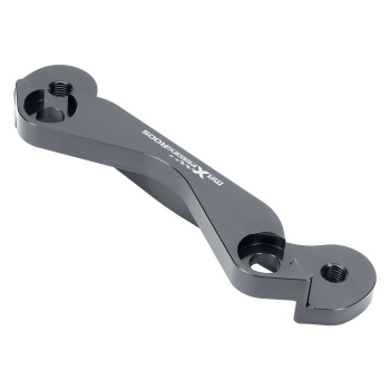 2-Pot Brake Adapter compatible for Subaru Forester 2000-2008 Aluminum Grey Kit
