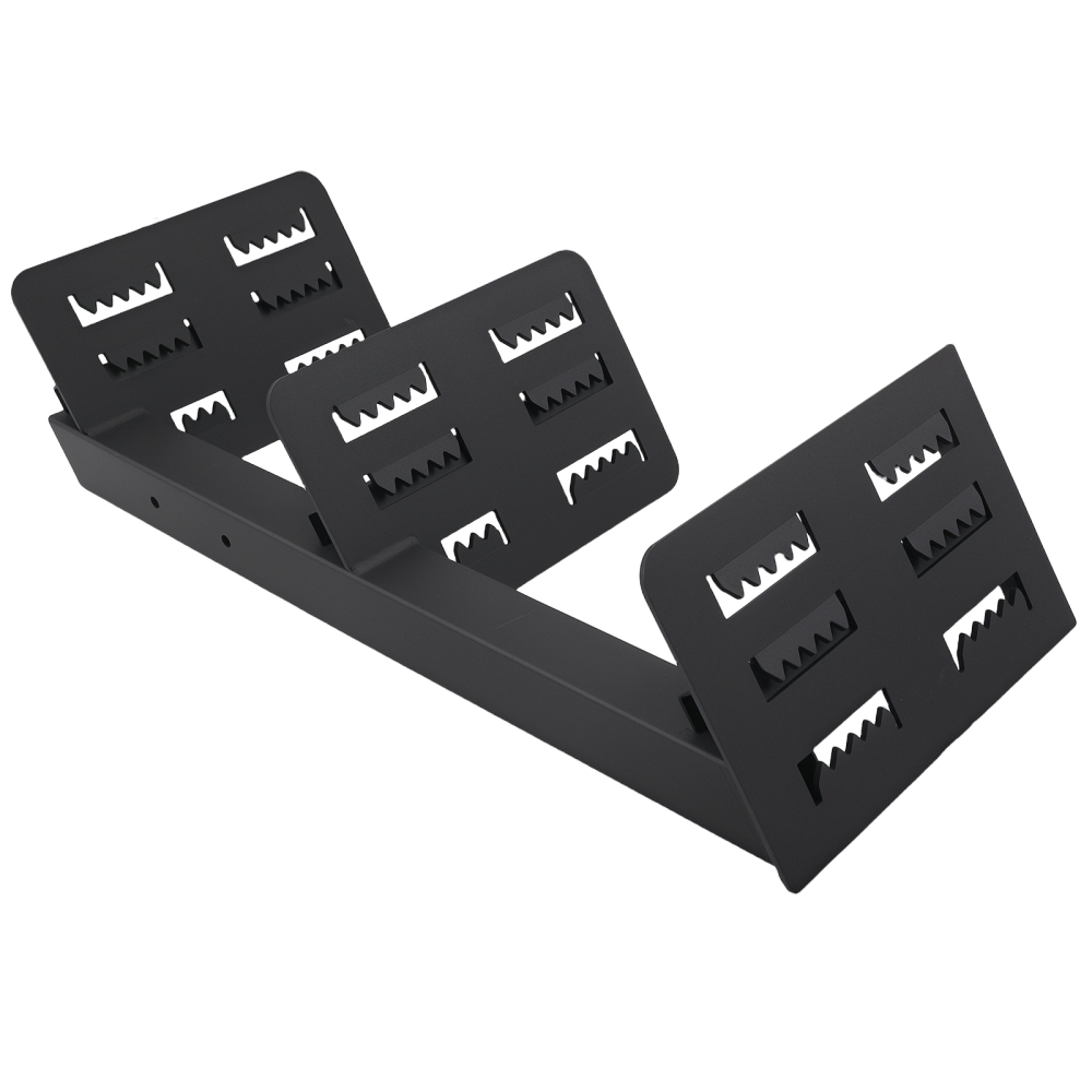 3-Step Boarding Step Mount for Universal Boat Trailer Steel Black Coated