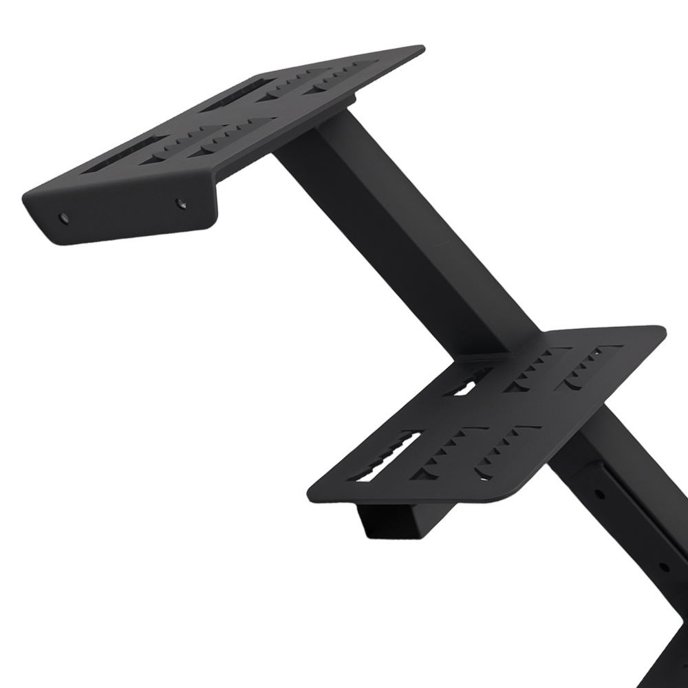3-Step Boarding Step Mount for Universal Boat Trailer Steel Black Coated