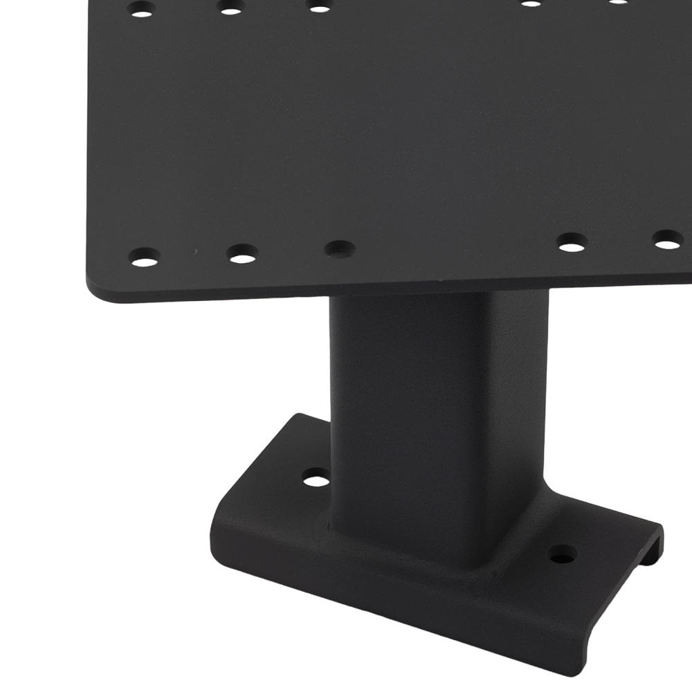 3-Step Boarding Step Mount for Universal Boat Trailer Steel Black Coated