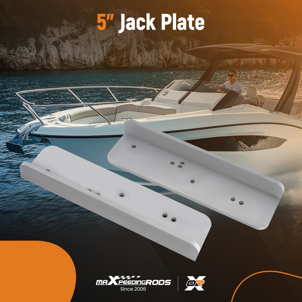 2x 5 Jack Plate for Outboard Motor Extension to Raise The Motor Higher Durable