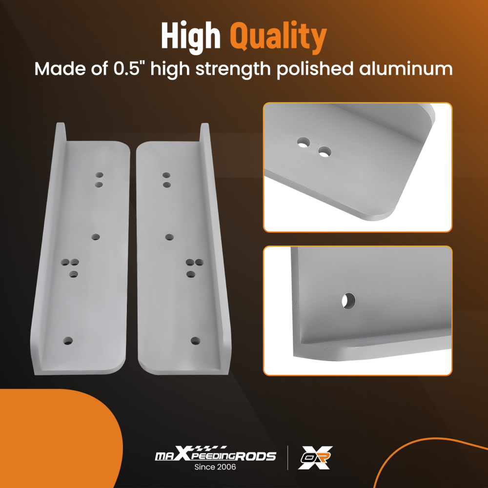 2x 5 Jack Plate for Outboard Motor Extension to Raise The Motor Higher Durable