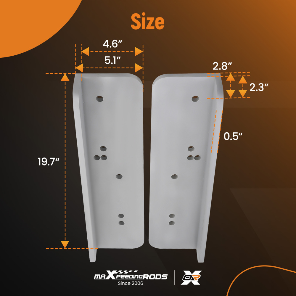 2x 5 Jack Plate for Outboard Motor Extension to Raise The Motor Higher Durable