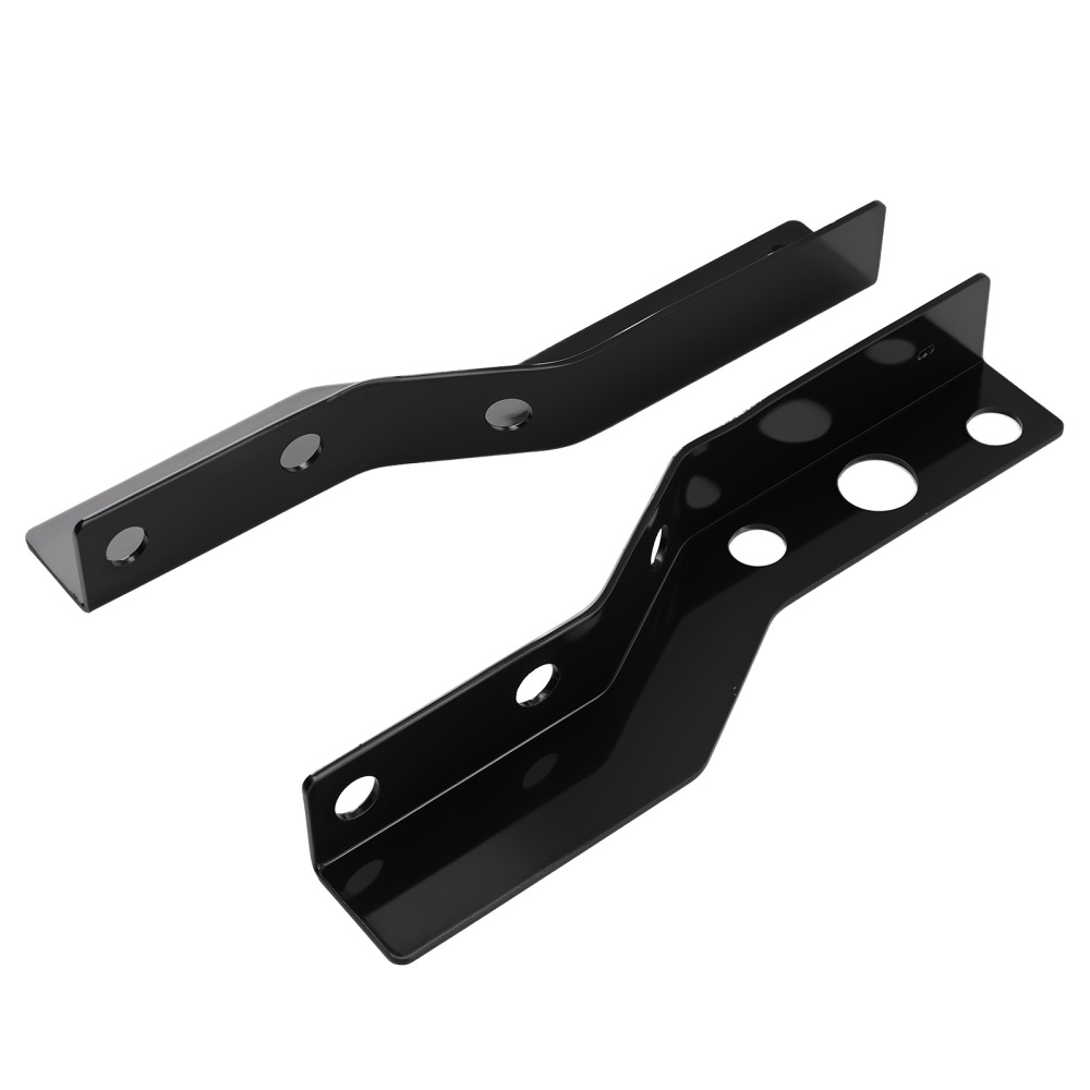 Black Rear Steel Bumper compatible for Ford Ranger 1993-2011 Powder Coated Bolt-on