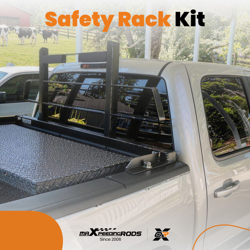 Safety Back Rack Headache Rack Mounting Anti Rust Kit compatible for Silverado Sierra