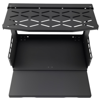 Camping Folding Tailgate compatible for Ford Bronco 2021-2025 Table Rear Panel Black Rack