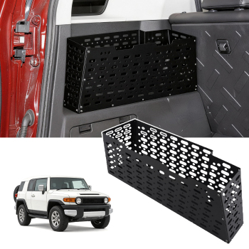 Aluminum Alloy Trunk Organizer Rear Left compatible for Toyota FJ Cruiser 2007-2021