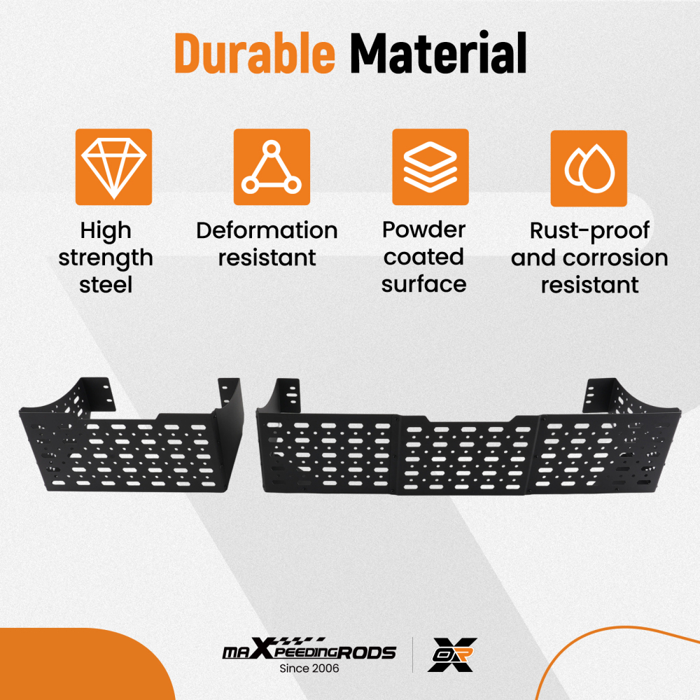 Molle Rack Under compatible for Seat Compatible for Ford F150 2015-2025 F250 F350 2017-2025 SuperCrew