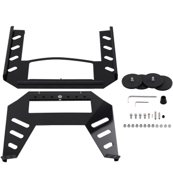 Black Flat Mount Kit for Starlink Gen 3 RV Boat Vans Steel Powder Coated
